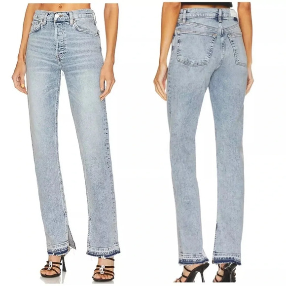 Re/Done Denim - NWT RE/DONE 70s High Rise Skinny Boot in Skid Button Fly Jeans Sz. 25